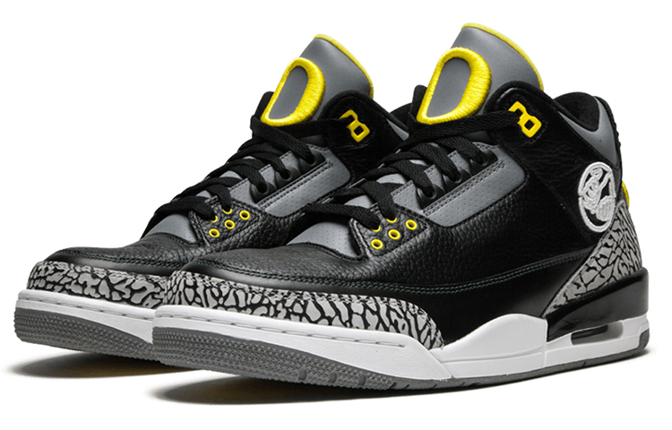 Order Air Jordan 3 Retro Oregon Ducks Pit Crew Hitam HO11-MNJDLS-5