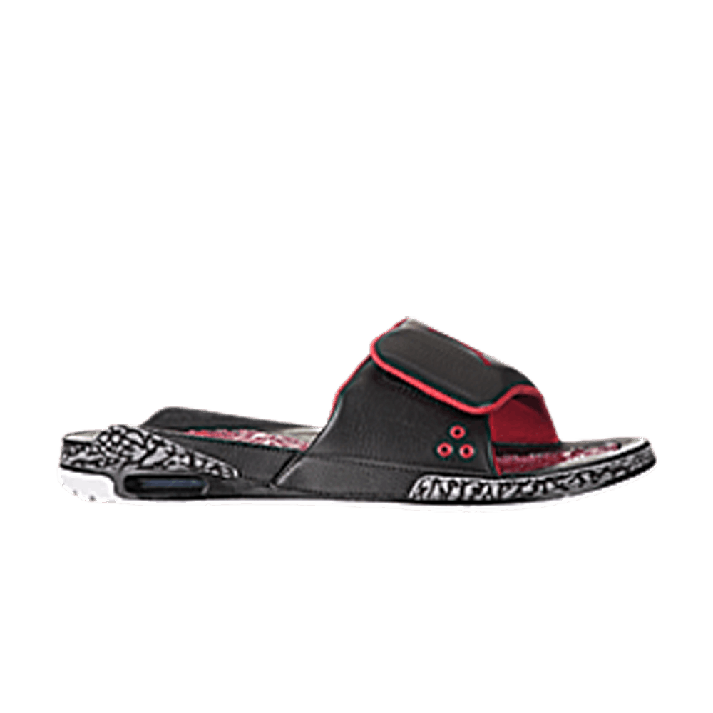 Air Jordan 3 Slide 'Black Cement Grey' 428789-010