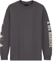 Air Jordan 3 x A Ma Maniére Logo Crewneck Long Sleeve Tee Grey Retro Style CV3449-099 Air Jordan 3 x A Ma Maniére Logo Crewneck Long Sleeve Tee Grey Retro Style CV3449-099