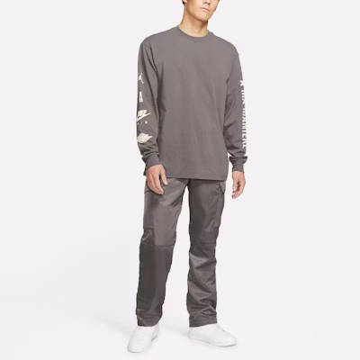 Air Jordan 3 x A Ma Maniére Logo Crewneck Lengan Panjang Kelabu Retro. CV3449-099 Purchase Air Jordan 3 x A Ma Maniére Logo Crewneck Lengan Panjang Kelabu Retro. CV3449-099