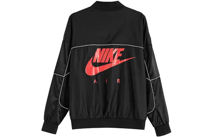 Lookbook Jaket Hitam Air Jordan 3M Full-Zip Berjalur Reflektif. CU1667-010