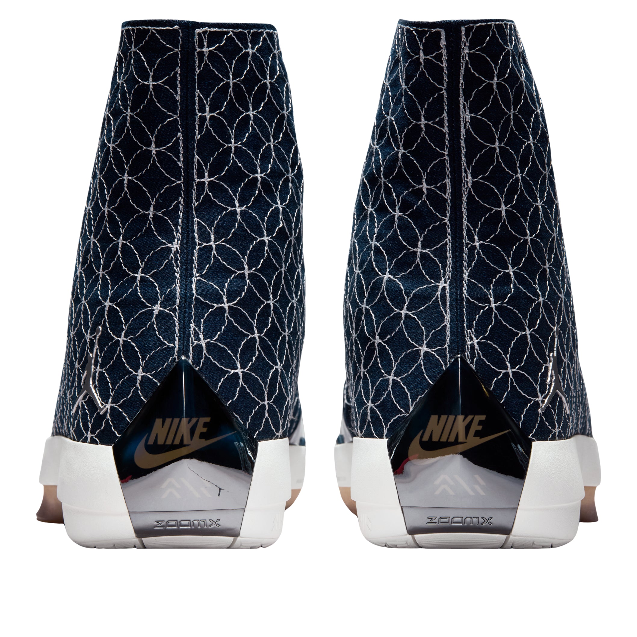 Shop Air Jordan 4028 ''College Navy-Sail-Chrome'' ''Rui Hachimura'' sneakers. IQ5893-400