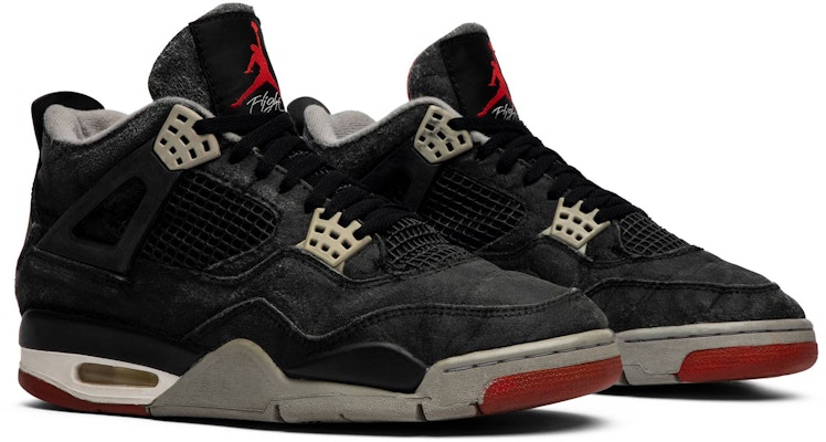 Air Jordan 4 OG 1989 'Bred' Original Hitam Merah 4363 Cheap Air Jordan 4 OG 1989 'Bred' Original Hitam Merah 4363