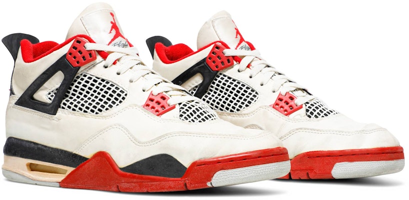 Air Jordan 4 OG 1989 'Fire Red' Merah Api 4364 Cheap Air Jordan 4 OG 1989 'Fire Red' Merah Api 4364