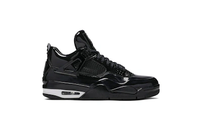Air Jordan 4 Retro 11Lab4 'Black Patent Leather' 719864-010
