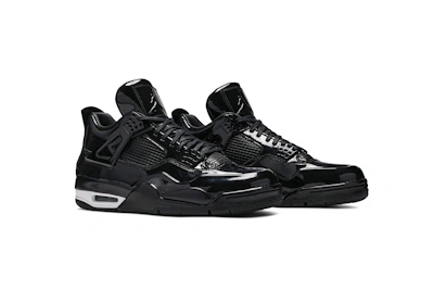 Air Jordan 4 Retro 11Lab4 'Black Patent Leather' 719864-010