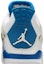 Sizing Air Jordan 4 Retro 2006 'Azul Militar' 308497-141