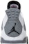 Sizing Air Jordan 4 Retro 2012 'White Cement' Putih Kelabu 308497-103