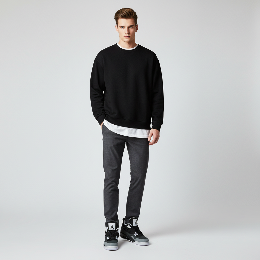 Lookbook Air Jordan 4 复刻版 2024 '恐惧' FQ8138-002