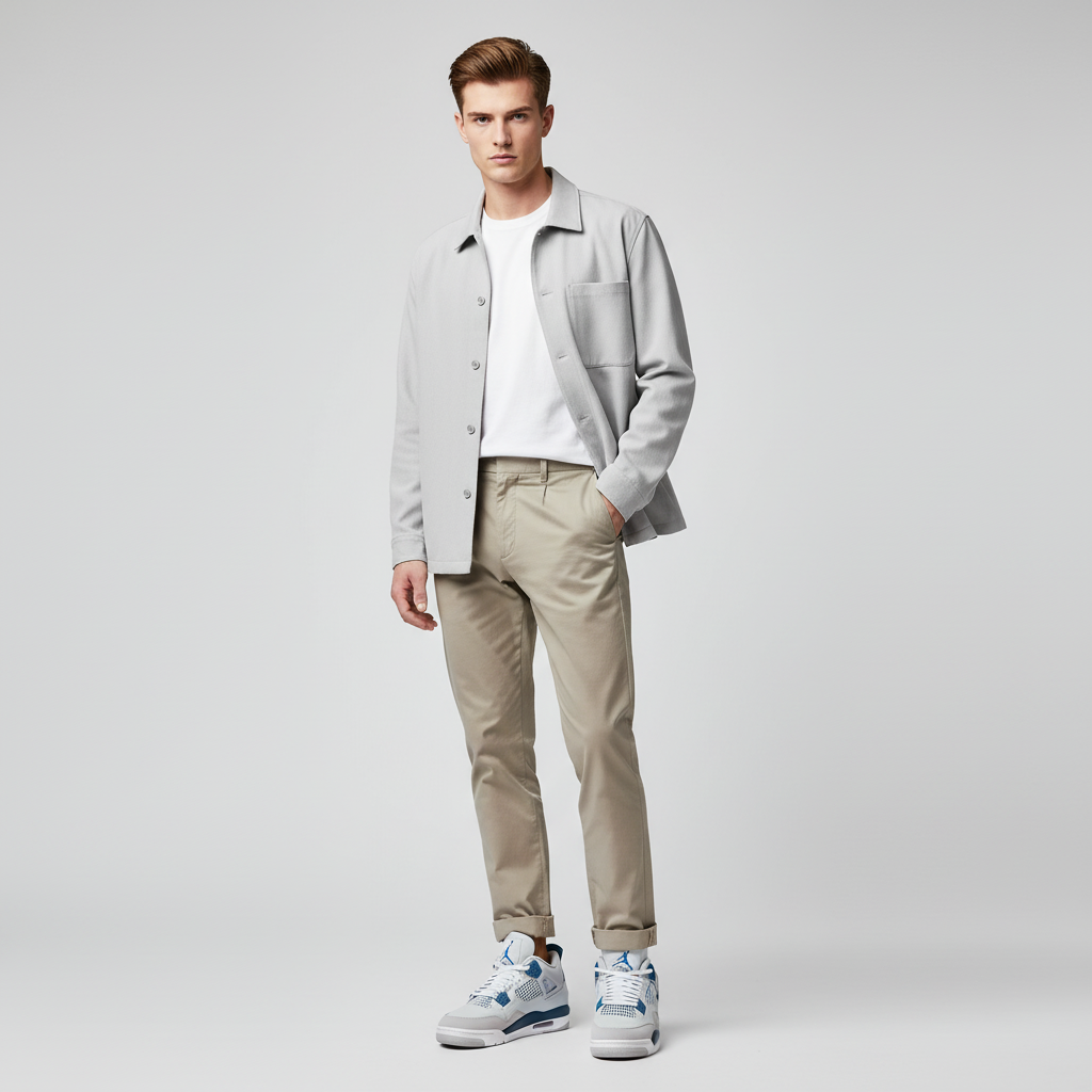 Lookbook Air Jordan 4 Retro 2024 'Military Blue' Lelaki Kasut FV5029-141