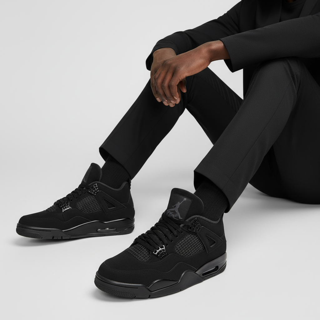 Order Air Jordan 4 Retro 2025 'Kucing Hitam' FV5029-010