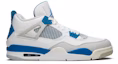 Buy Air Jordan 4 Retro 'Military Blue' 2012 Lelaki Wanita Sneakers. 308497-105