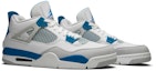 Cheap Air Jordan 4 Retro 'Military Blue' 2012 Lelaki Wanita Sneakers. 308497-105