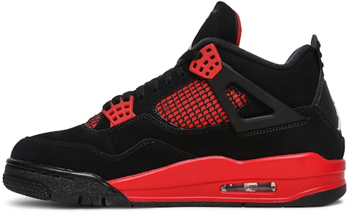 Air Jordan 4 Retro 'Red Thunder' Merah Kilat CT8527-016 Lookbook Air Jordan 4 Retro 'Red Thunder' Merah Kilat CT8527-016