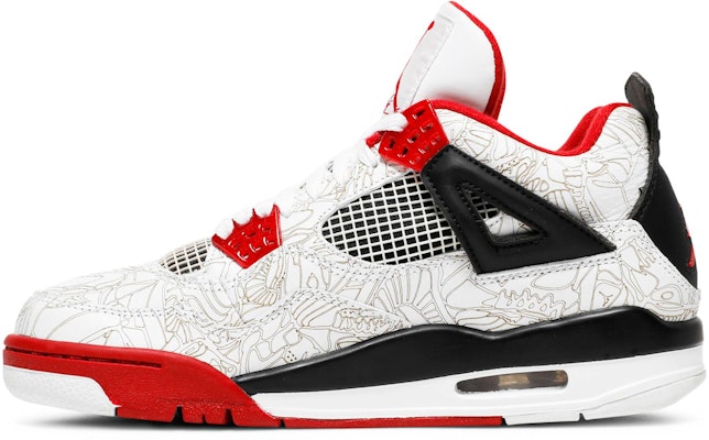 Air Jordan 4 复刻版 '白色镭射' 308497-161 Lookbook Air Jordan 4 复刻版 '白色镭射' 308497-161