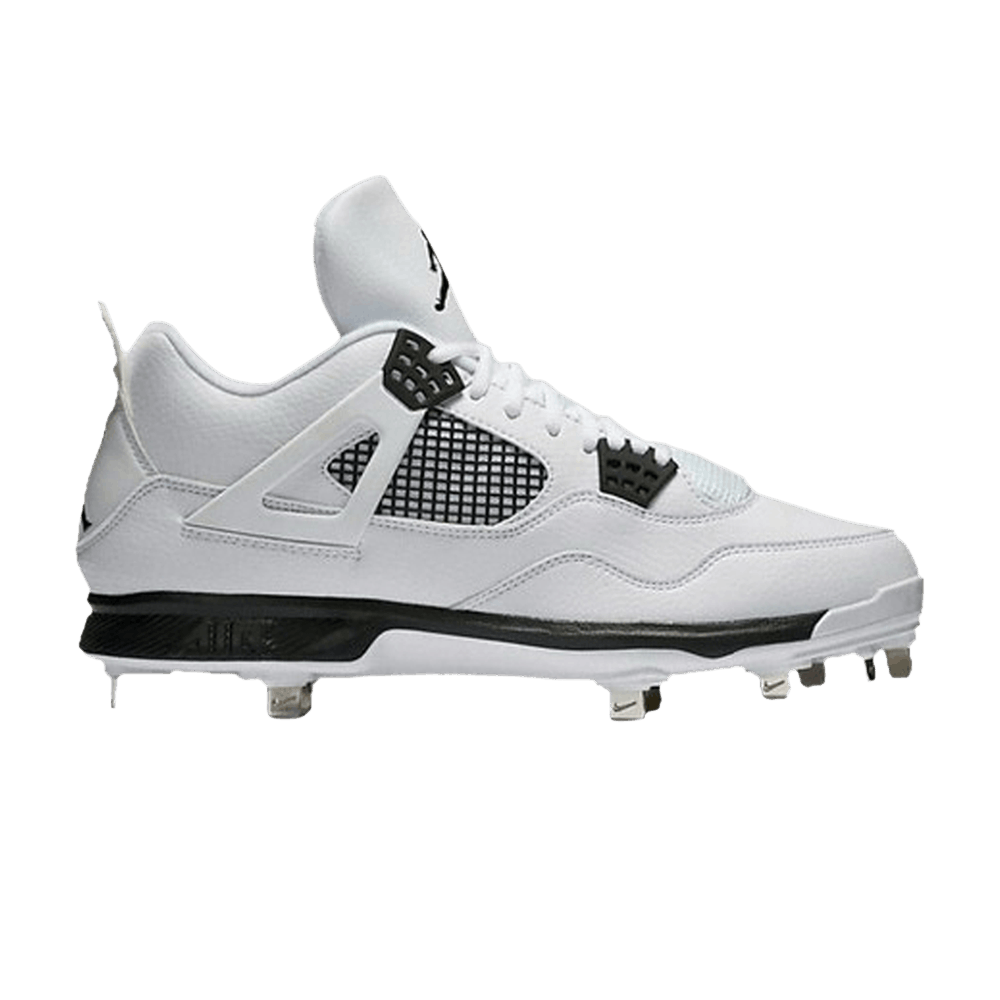 Buy 에어 조던 4 레트로 메탈 '화이트 블랙' 807710-110