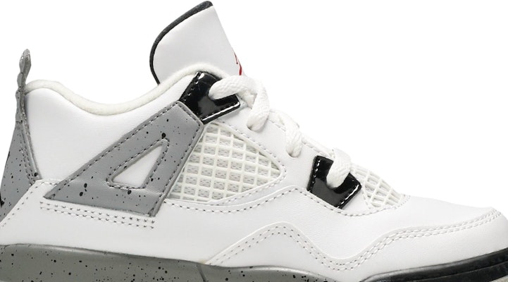 Toddler Air Jordan 4 Retro OG 2016 White Cement 308500 104