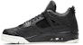 Air Jordan 4 Retro PRM 'Pinnacle' 819139-010 (Hitam/Emas)
