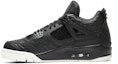 Lookbook Air Jordan 4 Retro PRM 'Pinnacle' 819139-010 (Hitam/Emas)