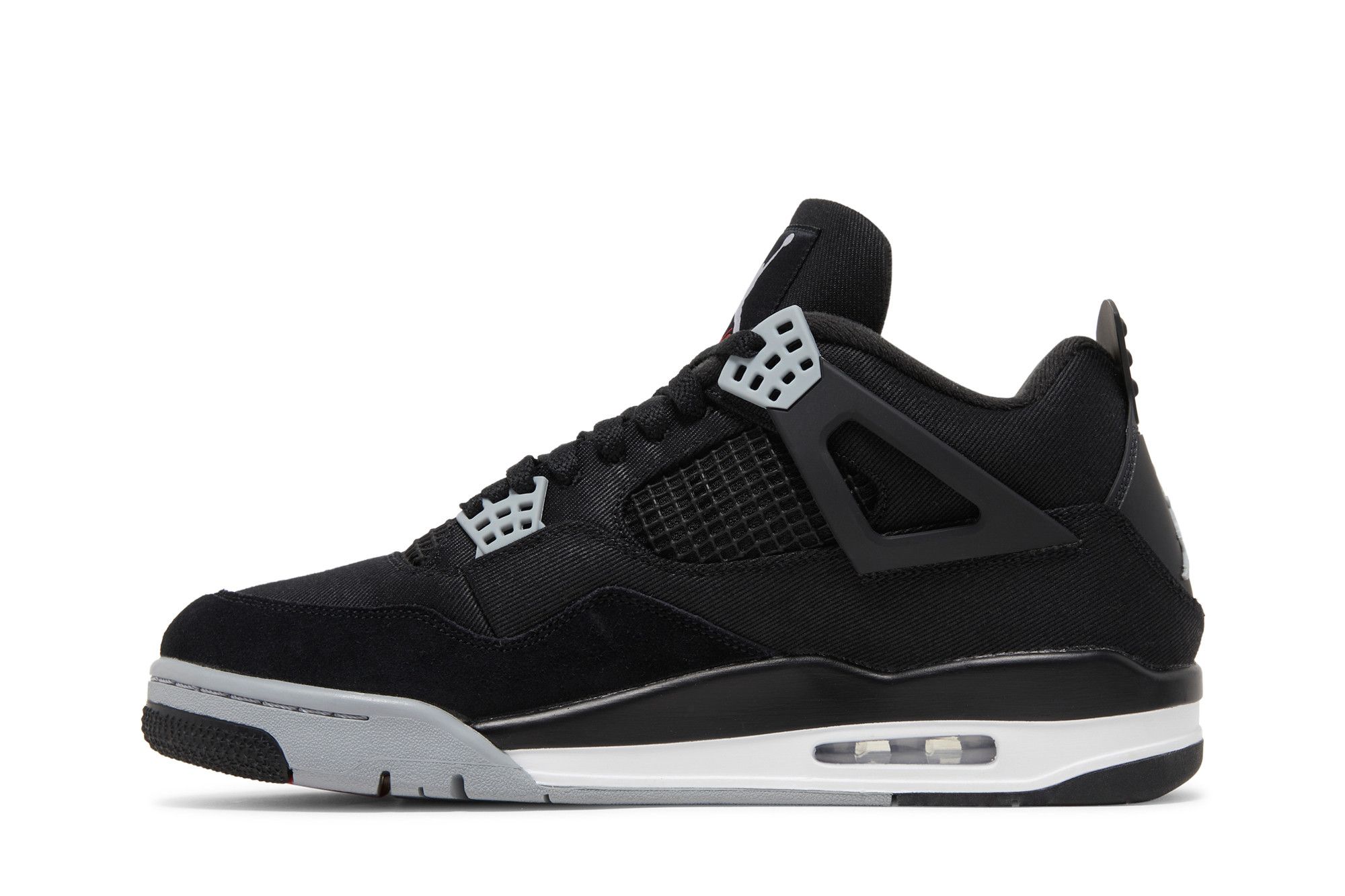 Shop Air Jordan 4 复刻特别版 '黑色帆布' DH7138-006