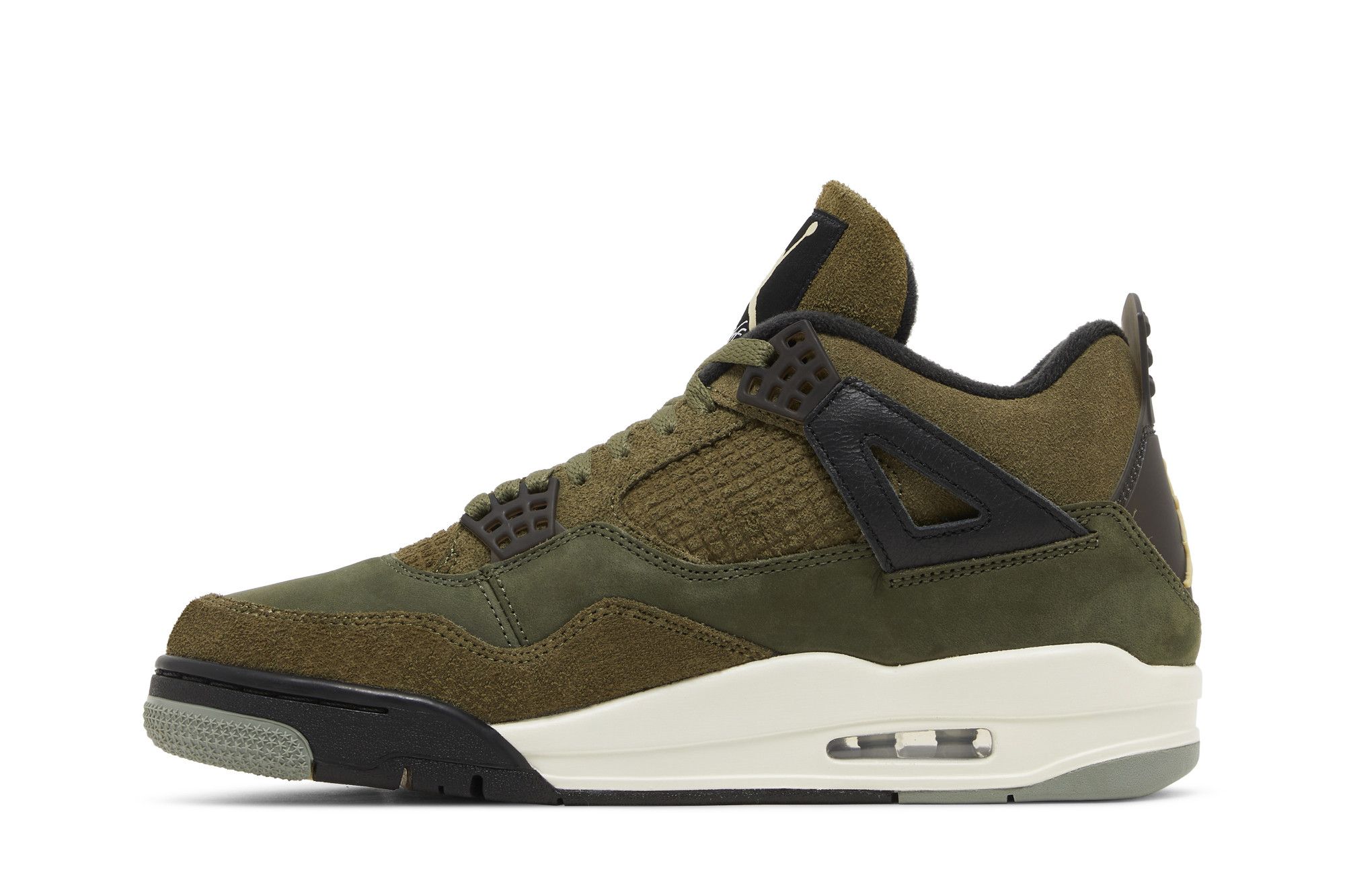 Shop Air Jordan 4 Retro SE 'Craft - Olive' Hijau Zaitun FB9927-200
