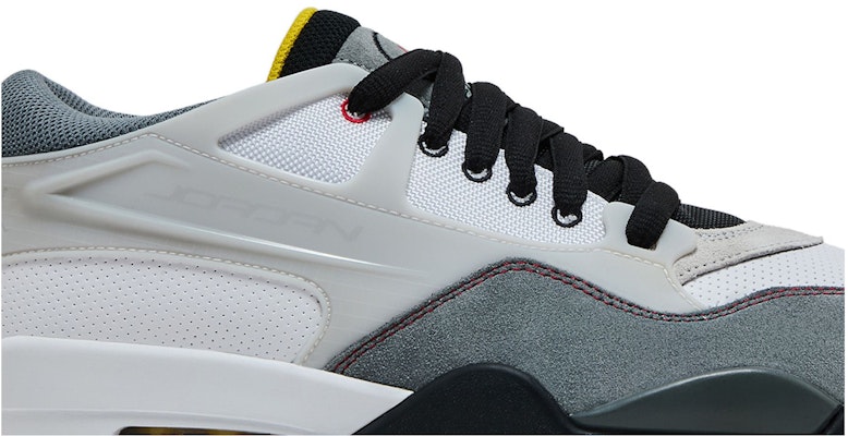 Air Jordan 4 RM Premium Putih Hitam Kelabu Asap Merah Api IB8052-100 Order Air Jordan 4 RM Premium Putih Hitam Kelabu Asap Merah Api IB8052-100