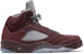 Air Jordan 5 'Burgundy' Lelaki Kasut Sneakers DZ4131-600
