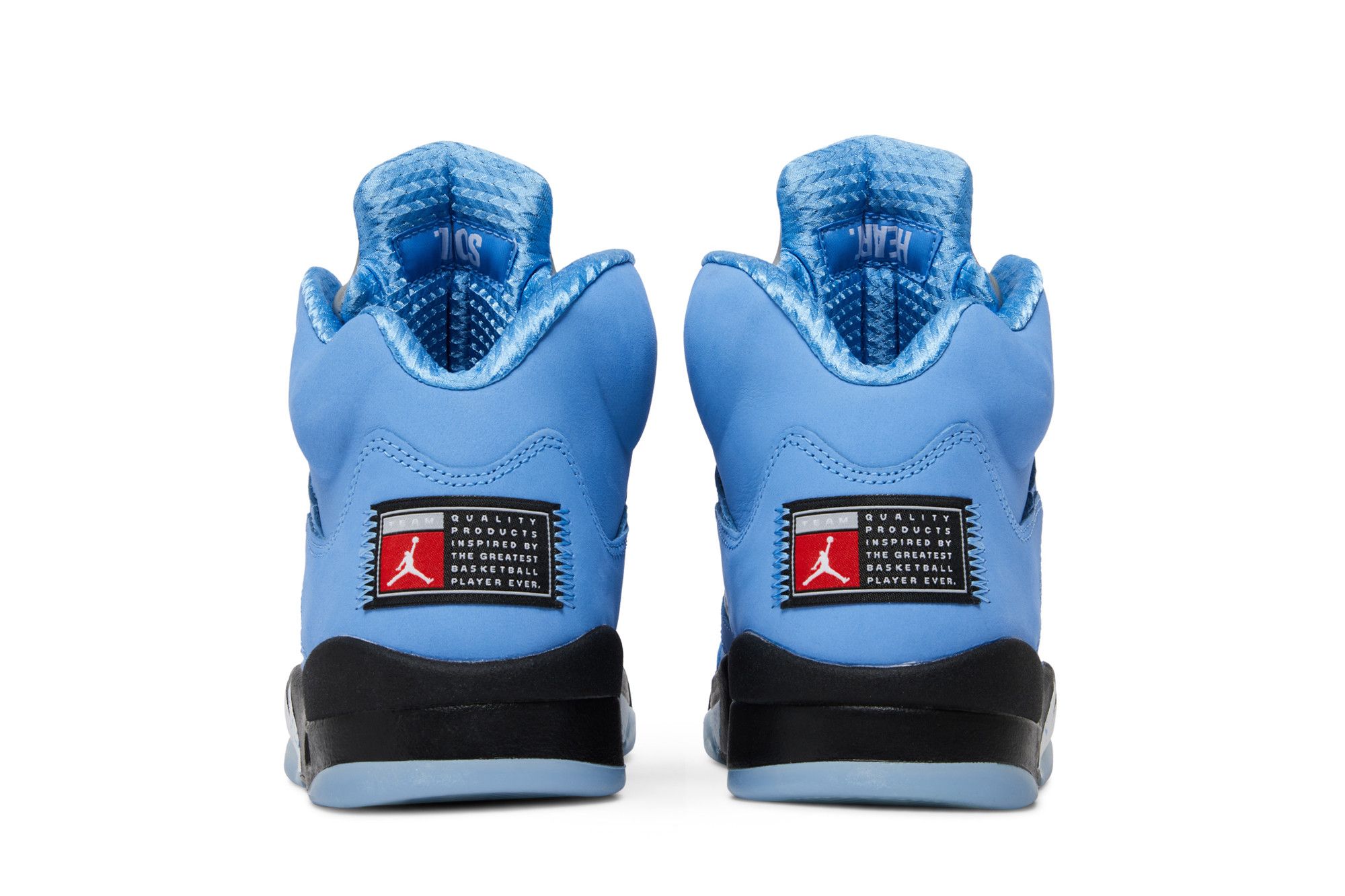 Sizing Air Jordan 5 ''UNC'' Azzurro Università DV1310-401