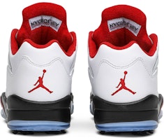 Air Jordan 5 Low Golf 'Fire Red' Sepatu Golf Merah Api CU4523-100 Details for Air Jordan 5 Low Golf 'Fire Red' Sepatu Golf Merah Api CU4523-100
