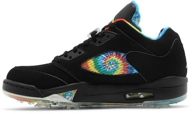 Air Jordan 5 Low Golf '和平與愛 - 黑色' CW4205-002 Lookbook Air Jordan 5 Low Golf '和平與愛 - 黑色' CW4205-002