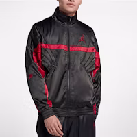 Shop Air Jordan 5 男款寬鬆運動夾克 黑色 AR3131-010