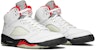 Air Jordan 5 Retro 2000 'Fire Red' Merah Api 136027-101