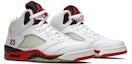 Cheap Air Jordan 5 Retro 2006 'Fire Red' Lelaki dan Wanita 136027-162
