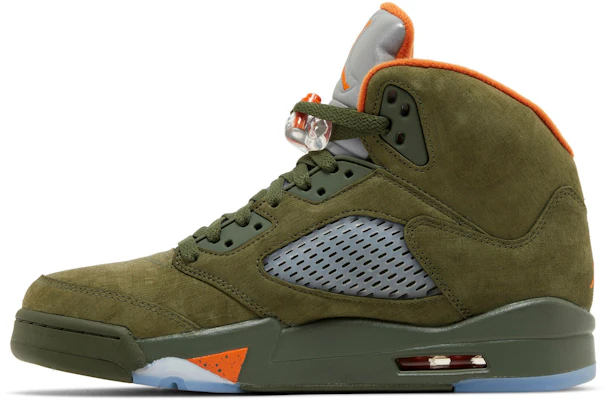 Air Jordan 5 Retro 2024 'Olive' Sepatu Pria DD0587-308 Lookbook Air Jordan 5 Retro 2024 'Olive' Sepatu Pria DD0587-308