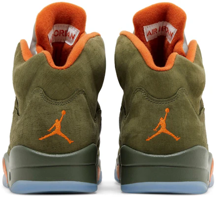 Air Jordan 5 Retro 2024 'Olive' Sepatu Pria DD0587-308 Details for Air Jordan 5 Retro 2024 'Olive' Sepatu Pria DD0587-308
