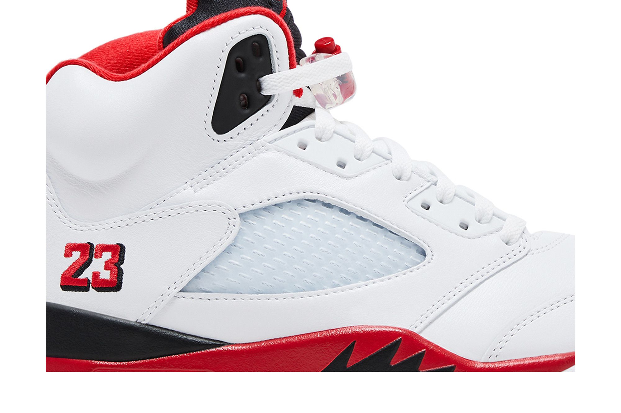 Lookbook Air Jordan 5 復刻版火紅黑舌（2025） HQ7978-101