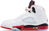 Shop Air Jordan 5 復刻版火紅黑舌(2025) HQ7978-101
