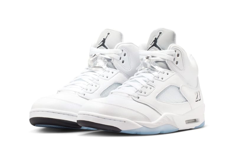 Lookbook Air Jordan 5 復刻版 2026 ''白金屬'' HQ7978-103