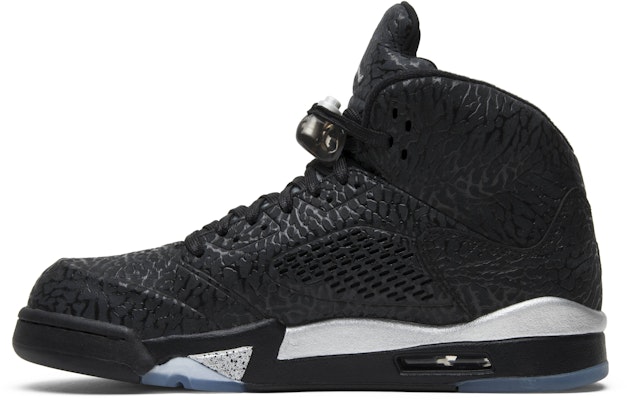 Air Jordan 5 Retro 3Lab5 Hitam Perak 599581-003 Lookbook Air Jordan 5 Retro 3Lab5 Hitam Perak 599581-003