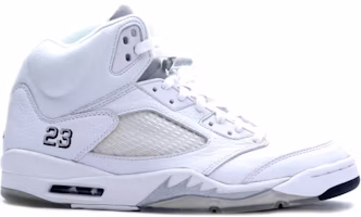 Air Jordan 5 Retro+ 2000 'White Metallic' 136045-101 Air Jordan 5 Retro+ 2000 'White Metallic' 136045-101