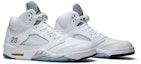 Cheap Air Jordan 5 Retro 'Metallic Putih' 2015 136027-130