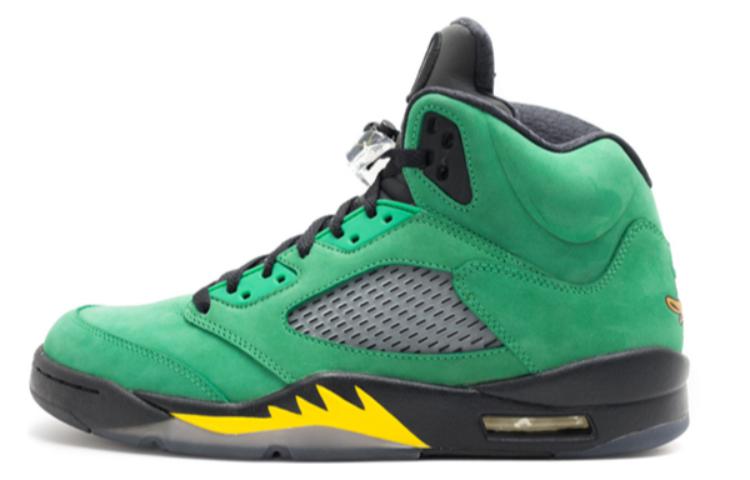Buy 에어 조던 5 레트로 "오리건 덕스" 454803-535