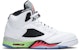 Air Jordan 5 Retro 'Pro Stars' 136027-115 (Warna Putih/Merah)