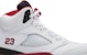 Air Jordan 5 Retro Lidah Hitam 'Fire Red' 2013 136027-120