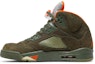 Lookbook Air Jordan 5 Retro LS 'Olive' Lelaki 314259-381