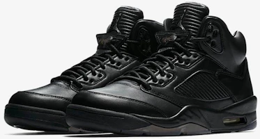 Order Air Jordan 5 復刻高級版 'Triple Black' 881432-010
