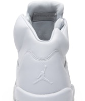 Air Jordan 5 復刻版 PRM '純白鉑金' 881432-003 Sizing Air Jordan 5 復刻版 PRM '純白鉑金' 881432-003