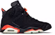 Air Jordan 6 Retro+ 2000 'Infrared' Lelaki Wanita Sneakers 136038-061