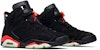 Air Jordan 6 Retro+ 2000 'Infrared' Lelaki Wanita Sneakers 136038-061