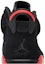 Sizing Air Jordan 6 Retro 'Infrared Hitam' 2010 384664-003